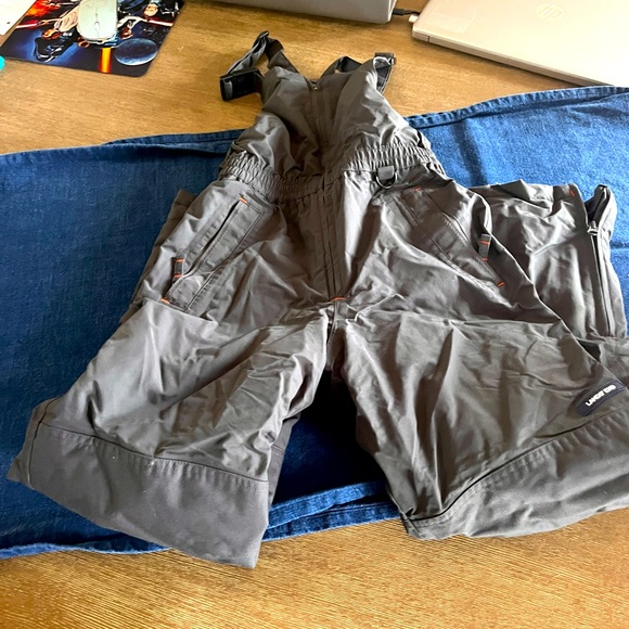 Lands End Boys Ski Bibs. Size 10 Slim. - Picture 3 of 4